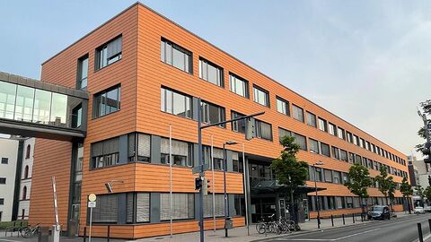 Arbeitsgericht Offenbach am Main Gebäudeansicht des Justizzentrums in Offenbach am Main.